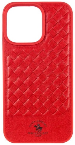 Чехол Santa Barbara Polo & Racquet Club для Apple iPhone 13 Pro красный