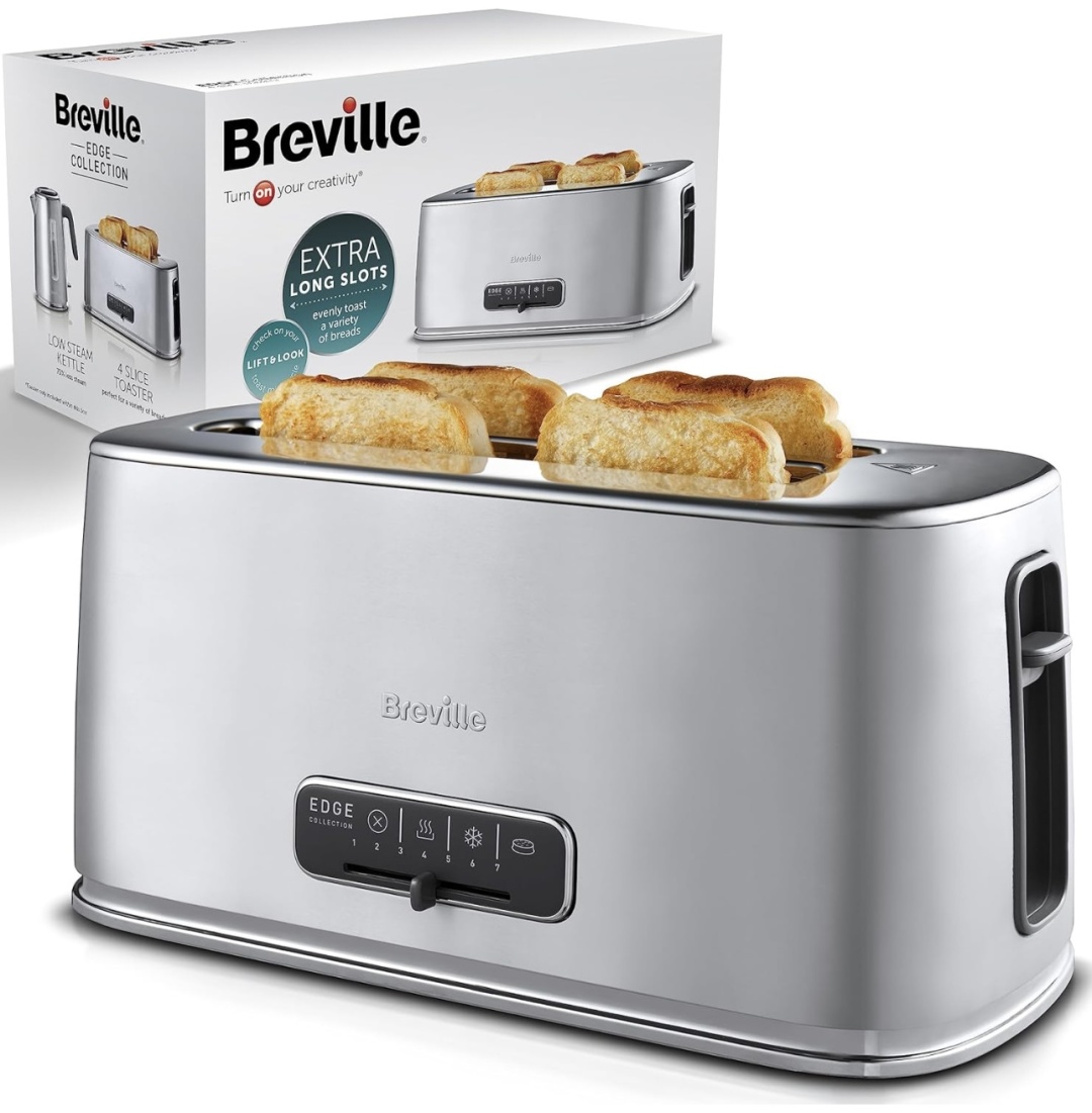 Тостер Breville Edge Silver 4-Slice Toaster VTR 023 серебристый