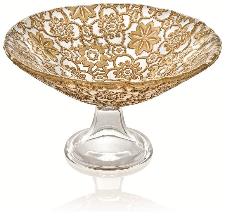 Фруктовница IVV Arabesque 1 шт, стекло, 25х25 см