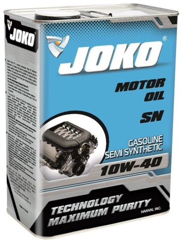 Полусинтетическое JOKO Gasoline 10W-40 4 л