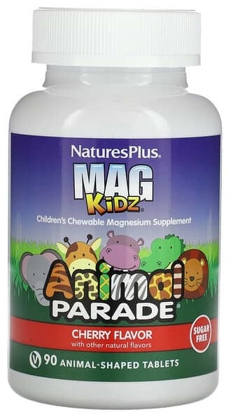 Купить NaturesPlus, Animal Parade, MagKidz, магний для детей ...