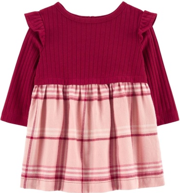 Повседневное платье Carters бордовый