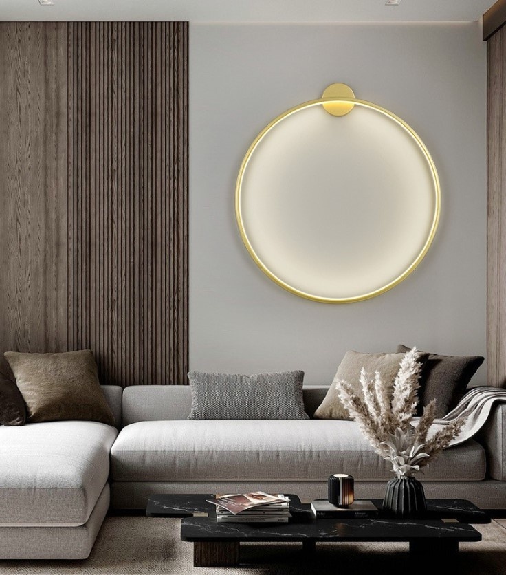 Бра настенный Zion LED, золотистый