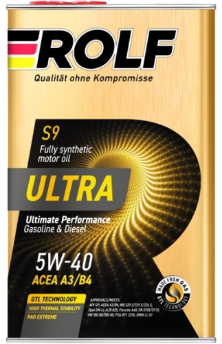Синтетическое Rolf Ultra 5W-40 1 л