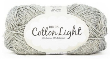 Моток Drops Cotton Light серый 105 м 50 г