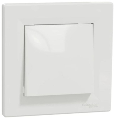 Выключатель клавишный Schneider Electric Asfora, белый