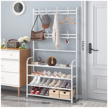 Обувница Wellamart 80x26x153 см, металл
