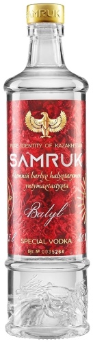 Водка Самрук batyl классическая 40% 0.5 л