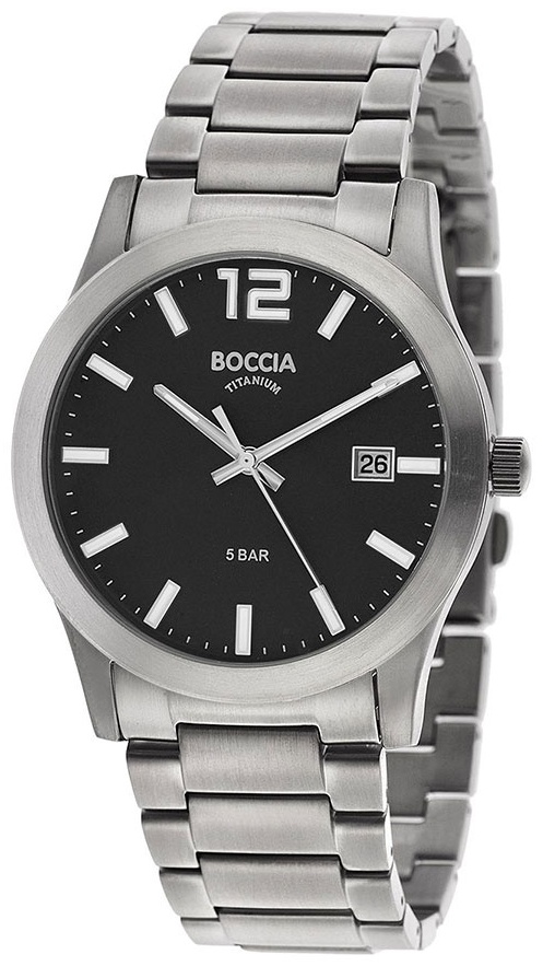 Кварцевые Boccia Titanium 3619-02 титан