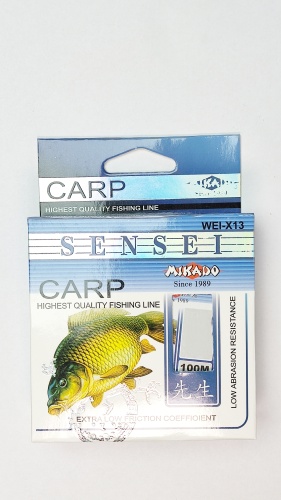Леска MIKADO монофильная Carp Wei-028 0.28 мм зеленый