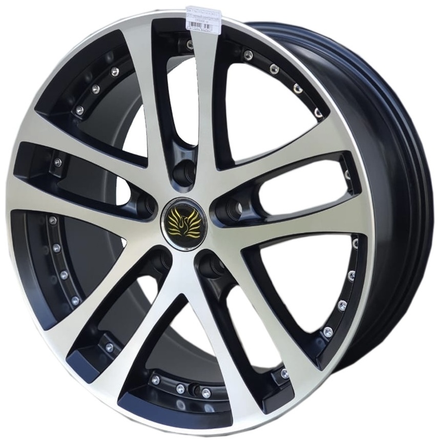 SSM 678 6.5x16/4x98 D58.6 ET35 черный, серебристый