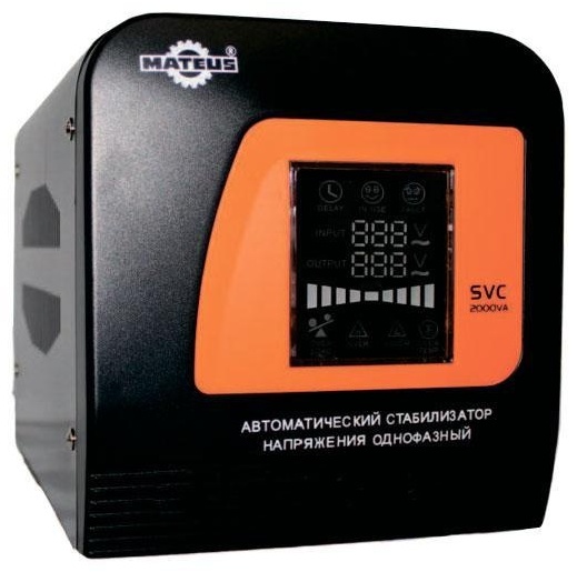 Стабилизатор напряжения Mateus SVC-2000/1VA