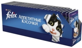 Felix Аппетитные кусочки кусочки в желе ягненок 75 г 24 шт