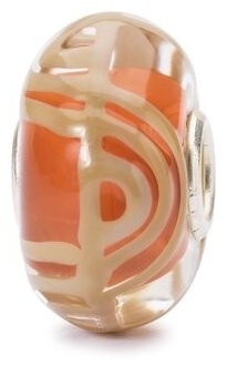Шарм Trollbeads TGLBE-10461 Заботливый вес 1.95 г серебро, стекло