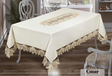 Скатерть Haspen Cmar 300x180 см, велюр, 1 шт