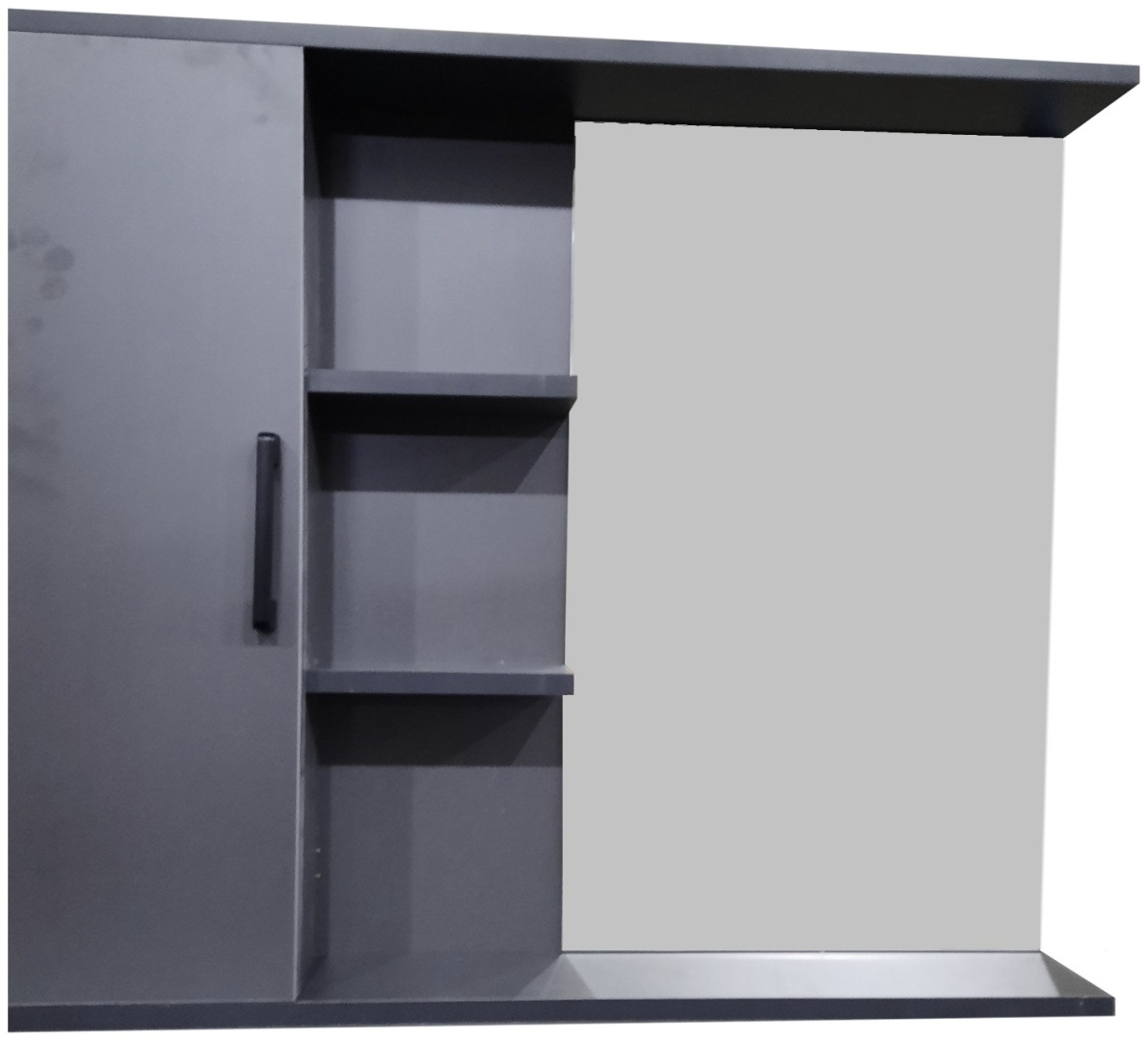 ORBITA-4 Шкаф-зеркало ORBITA-4 NEO 80*70 Графит — купить в Алматы