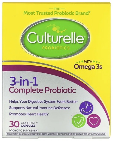 Culturelle 3-in-1 Complete Probiotic капсулы 30 шт