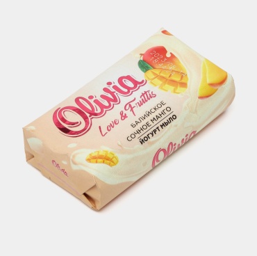 Кусковое мыло туалетное Olivia Love& Fruttis