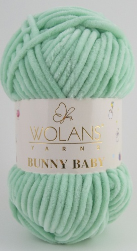 Моток WOLANS Wolans Bunny Baby 23 светло-зеленый 120 м 100 г