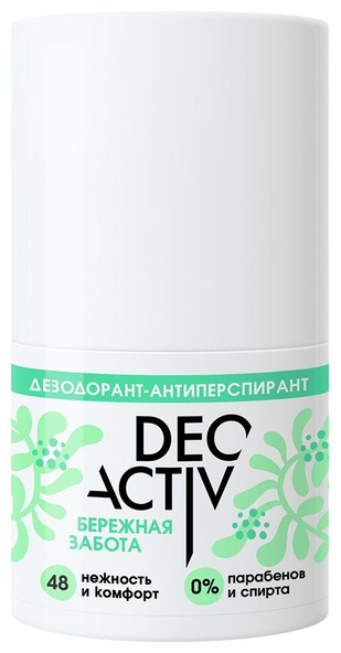 Deo Activ Бережная забота дезодорант-антиперспирант для женщин 50 мл