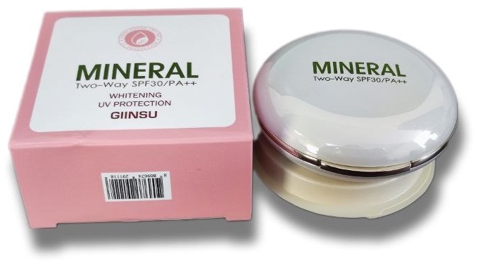 Пудра GIINSU Mineral Two-Way Whitening UV Protection SPF30 кремовая 13 светло-бежевый