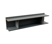 Полка Мебель Азии Авила, 130х22x34 см, серый