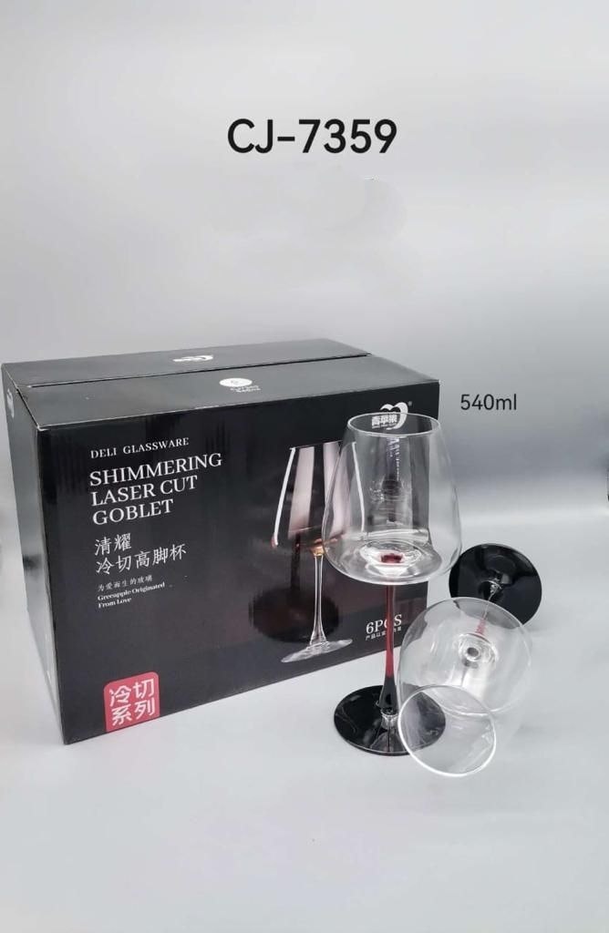 Набор бокалов GLASS WARE 540 мл, стекло, 6 шт