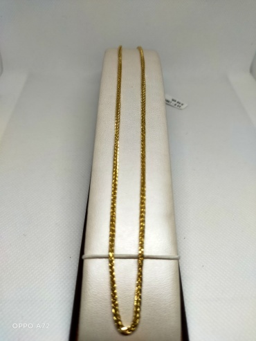 ADEMA GOLD 75959472 длина 55 см, вес 4.95 г золото, плетение тройной ромб