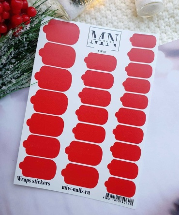 Miw Nails наклейки SF-01 1 шт