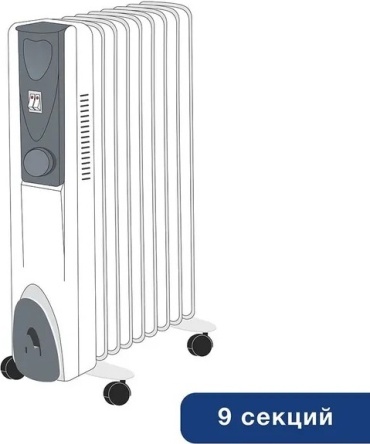 Масляный радиатор Blackton Bt OH2111 белый