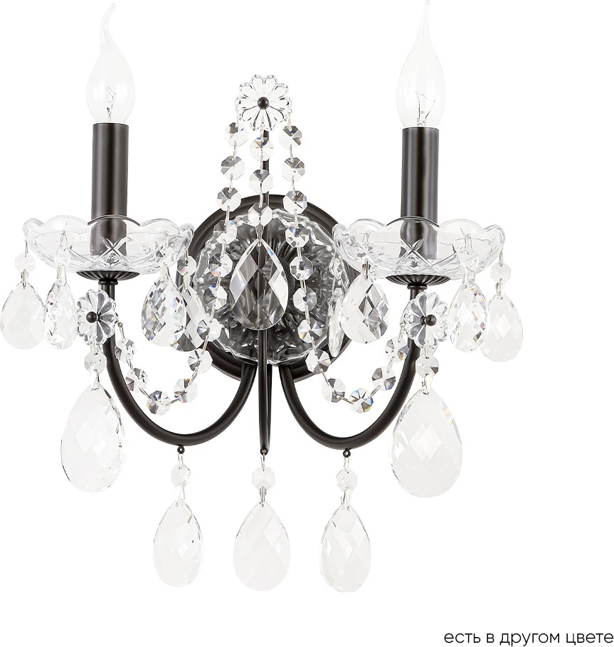 Бра настенный Crystal Lux Е14, коричневый