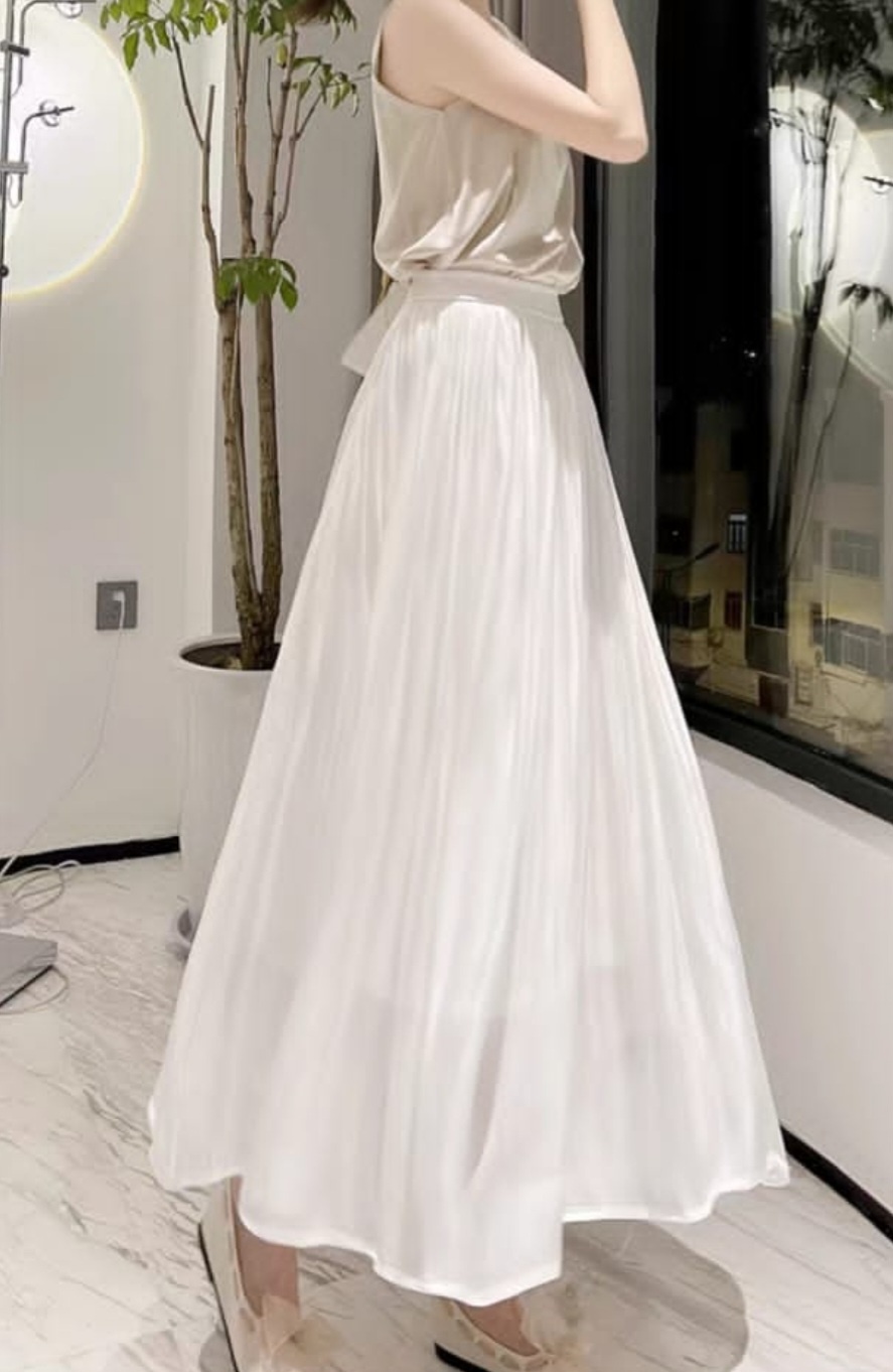 Купить Широкая юбка Fashion Юбка наряд белый 46 в Алматы – Магазин на ...