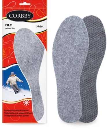 CORBBY стельки FILC 1061С размер 35-36, для спортивной обуви, классические, для рабочей обуви