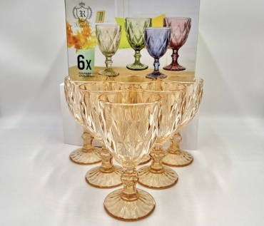 Набор бокалов ROYAL CROWN 300 мл, стекло, 6 шт