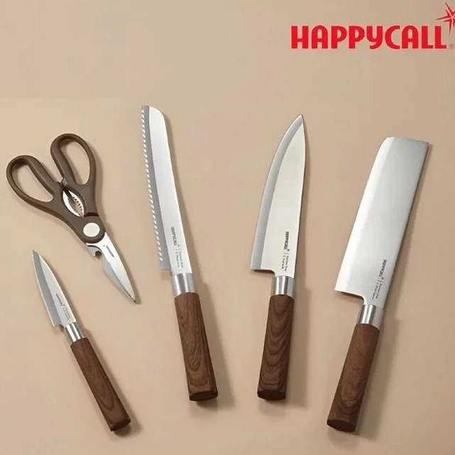 Набор ножей Happycall 4900-3006, лезвие: нержавеющая сталь 5 шт