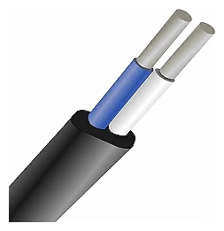 EKT кабель АВВГп 2x2.5, 1 м