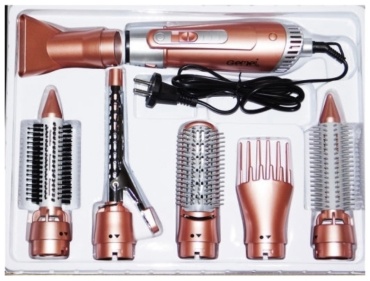 Gemei GM-4831 фен-щетка розовый