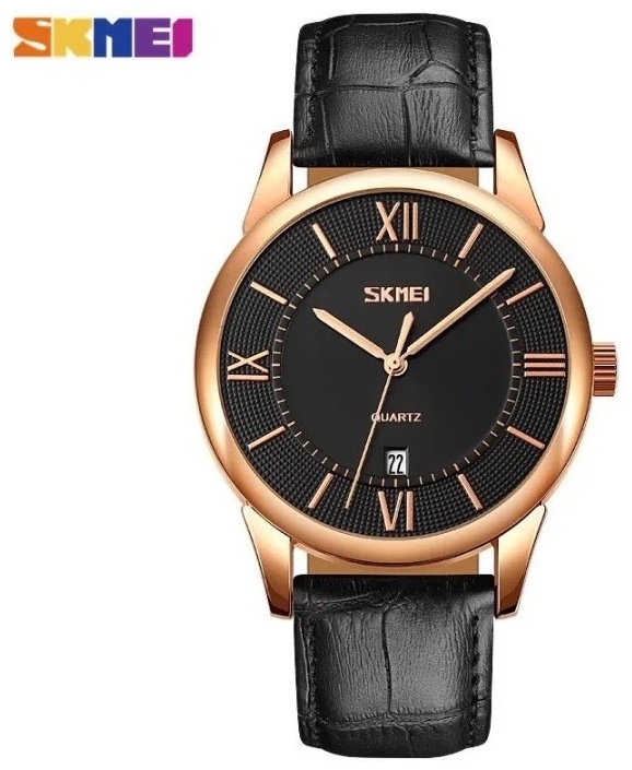 Кварцевые SKMEI 9162BKBK нержавеющая сталь