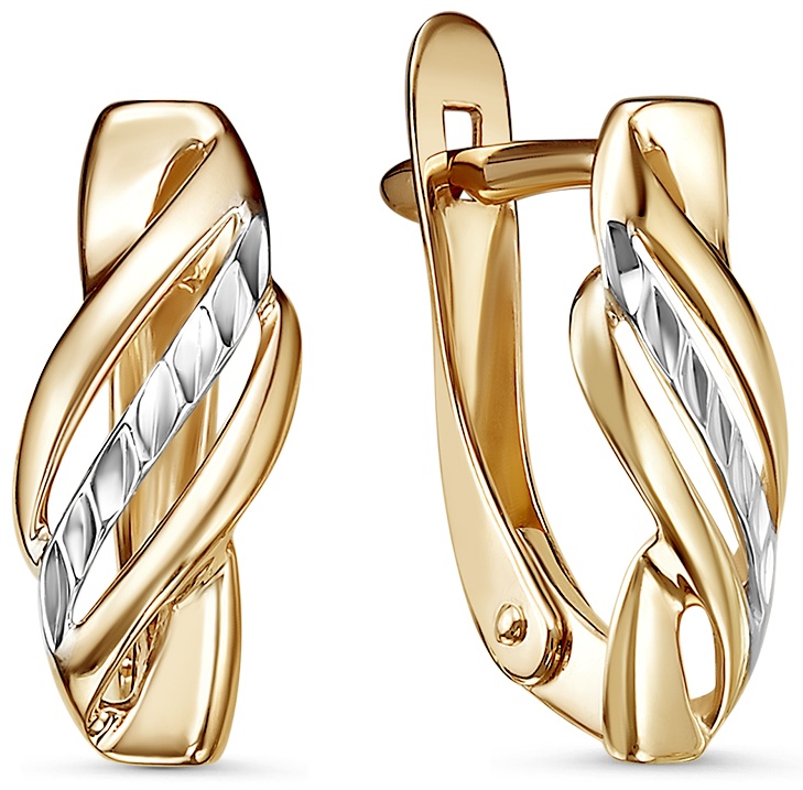 Серьги Lucente EAR-LU-585-184505 вес 1.58 г золото, без вставок