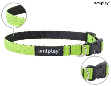 Amiplay ошейник для постоянной носки L зеленый