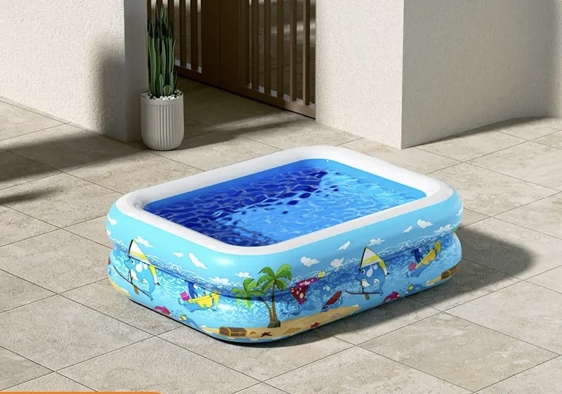 Купить Бассейн надувной Современный модель, 120x90x35 см в Алматы ...
