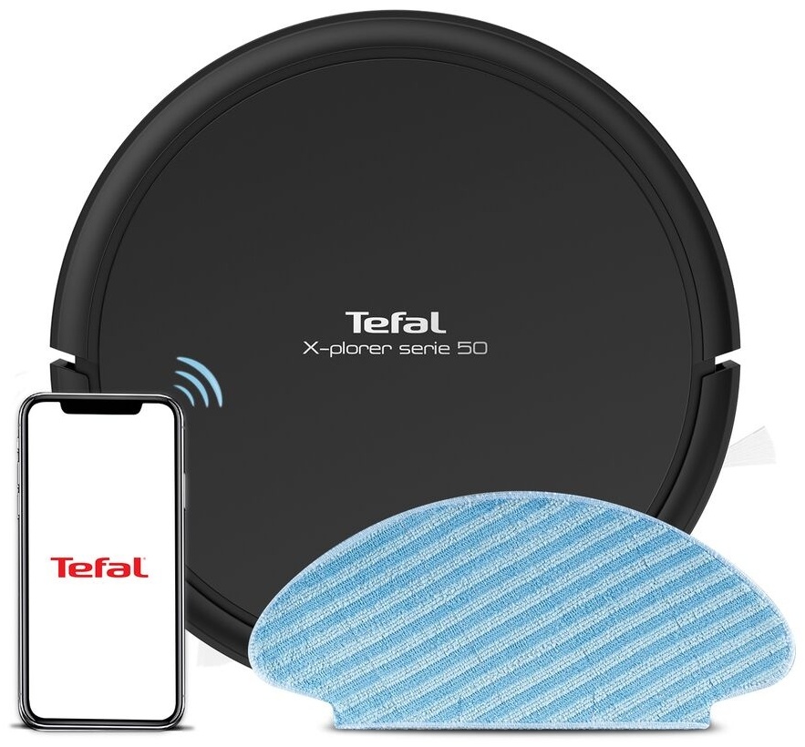 Робот-пылесос Tefal X-plorer Serie 50 RG7365WH черный