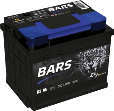 BARS 62Ah -/+ (обсл.)