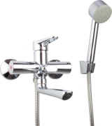 Смеситель для ванны ZEGOR PUD3-A045, латунь, цвет хром