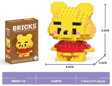 Конструктор Bricks New Винни Пух, деталей 144 шт