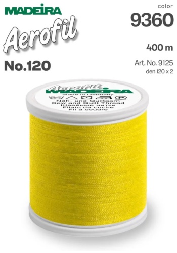 Нить универсальная Madeira Aerofil №120 400 м 9125-9360