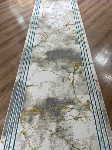 Ковровая дорожка Bal Tekstil короткий ворс, хлопок, полиэстер, 80 см x 9.5 м