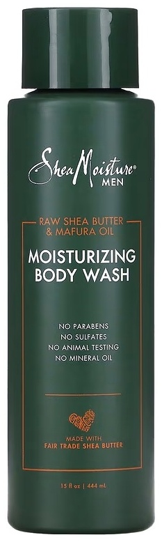 Shea Moisture Men Raw Shea Butter Mafura Oil гель 444 мл