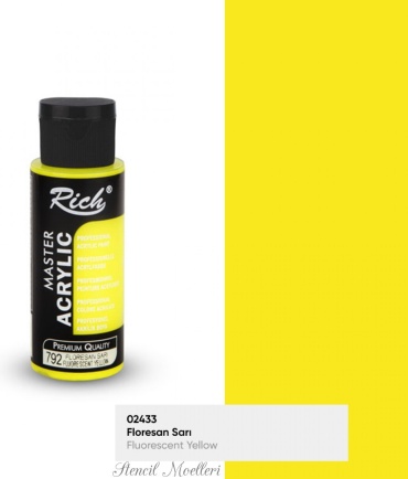 Rich 792 Fluorescent yellow 1 шт