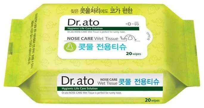 Купить Салфетки Dr.ato Nose Care Wet Tissue Очищающие влажные салфетки ...
